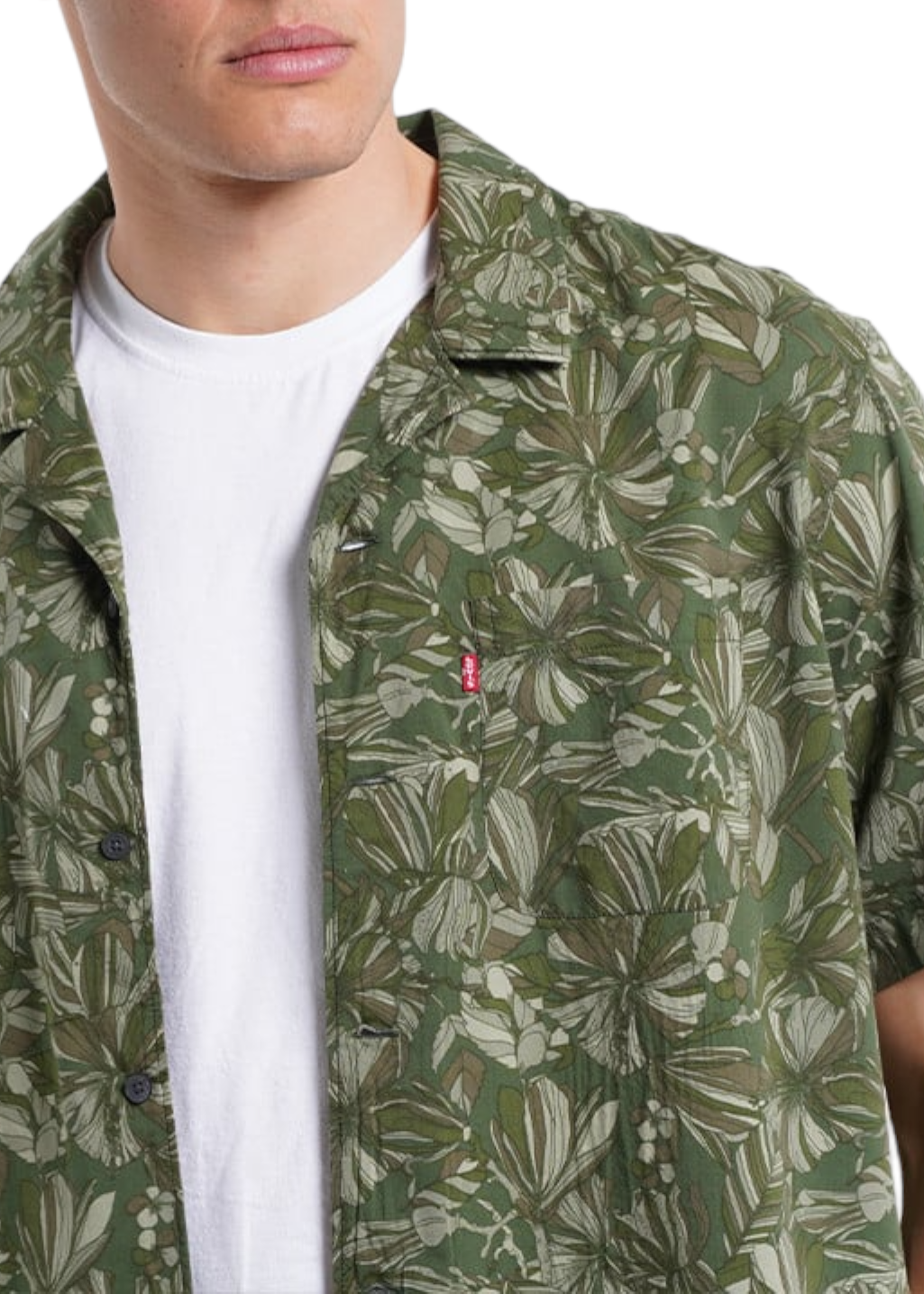 Levi's - S/S Classic Camper - Arecibo Mossy Green - Hardpressed Print Studio Inc.