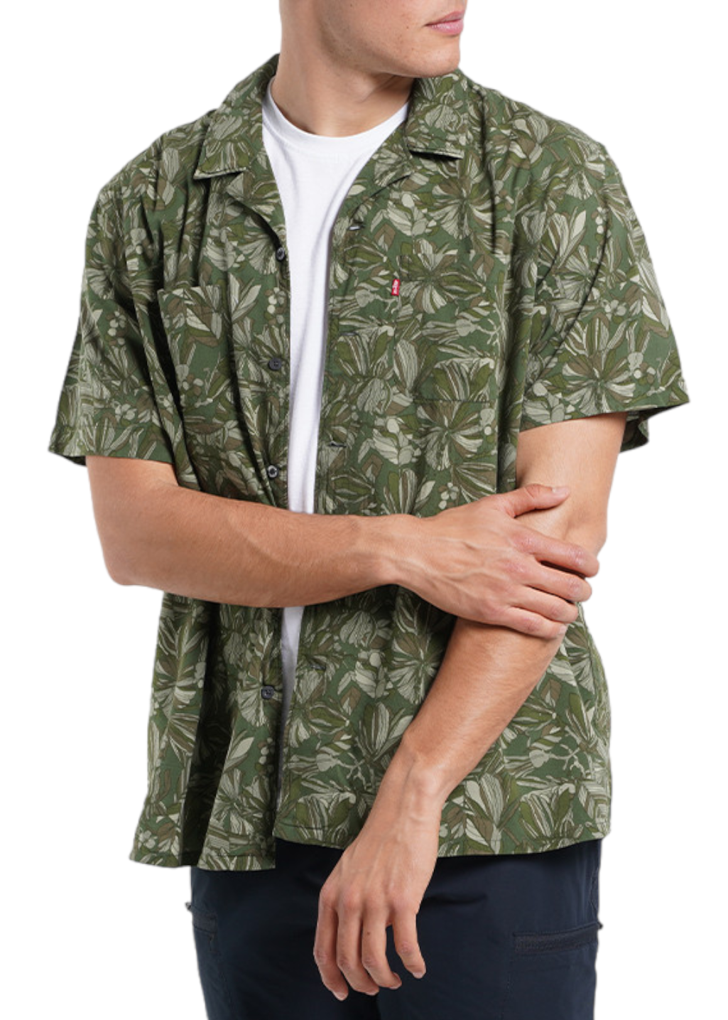 Levi's - S/S Classic Camper - Arecibo Mossy Green - Hardpressed Print Studio Inc.
