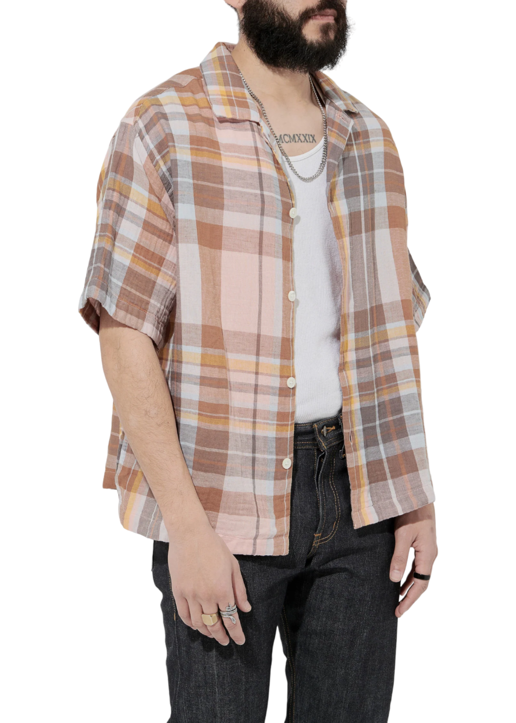 Levi's - S/S Slouchy Shirt - Goliath Plaid Buffalo - Hardpressed Print Studio Inc.