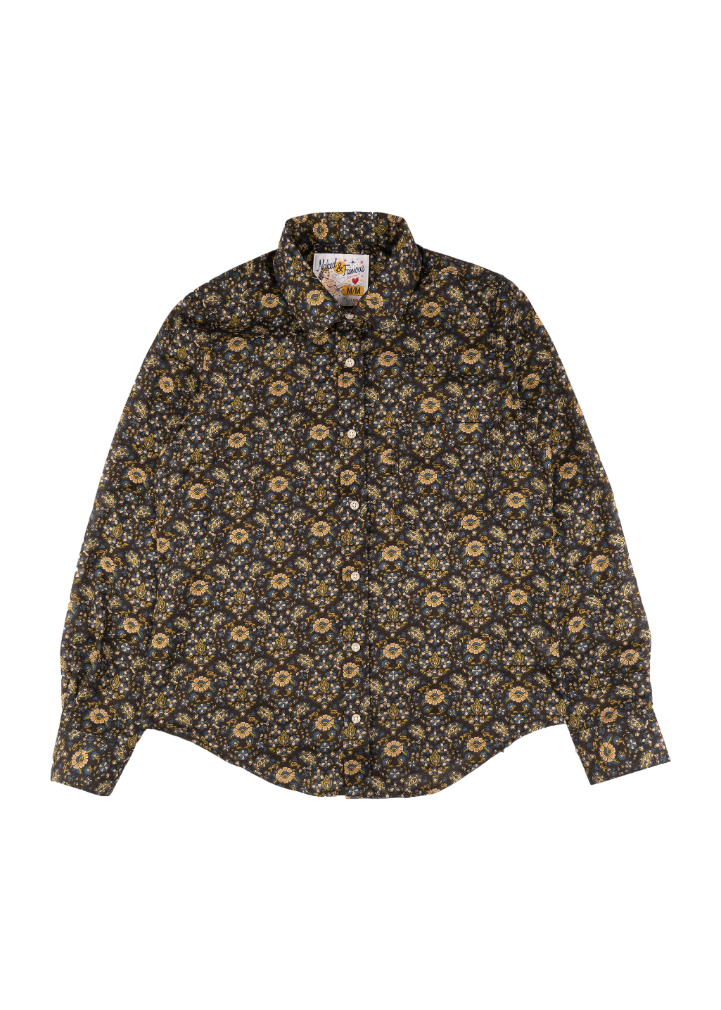 Naked & Famous Denim - Easy Shirt - Bandana Cloth - Black - Hardpressed Print Studio Inc.