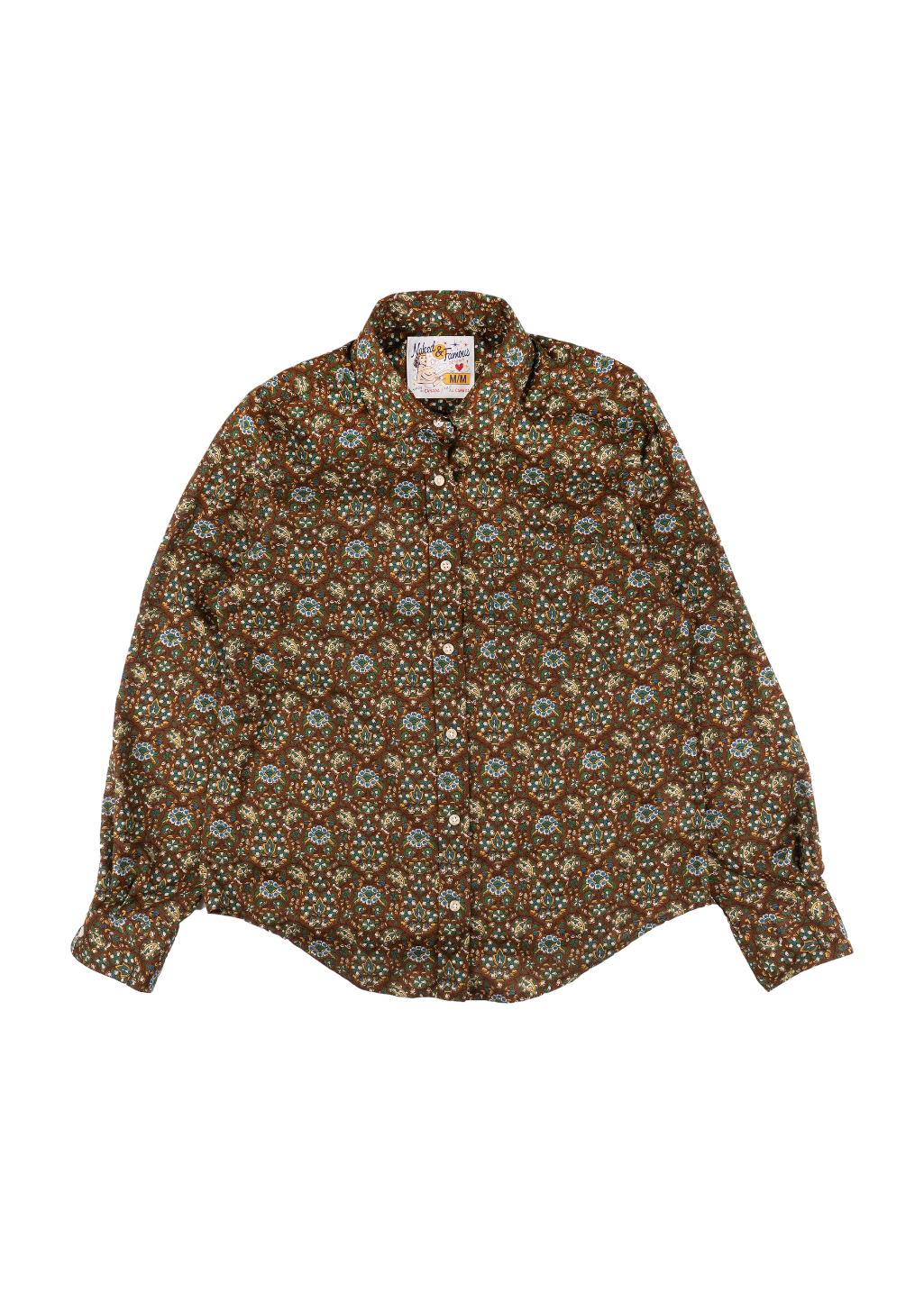 Naked & Famous Denim - Easy Shirt - Bandana Cloth - Brown - Hardpressed Print Studio Inc.