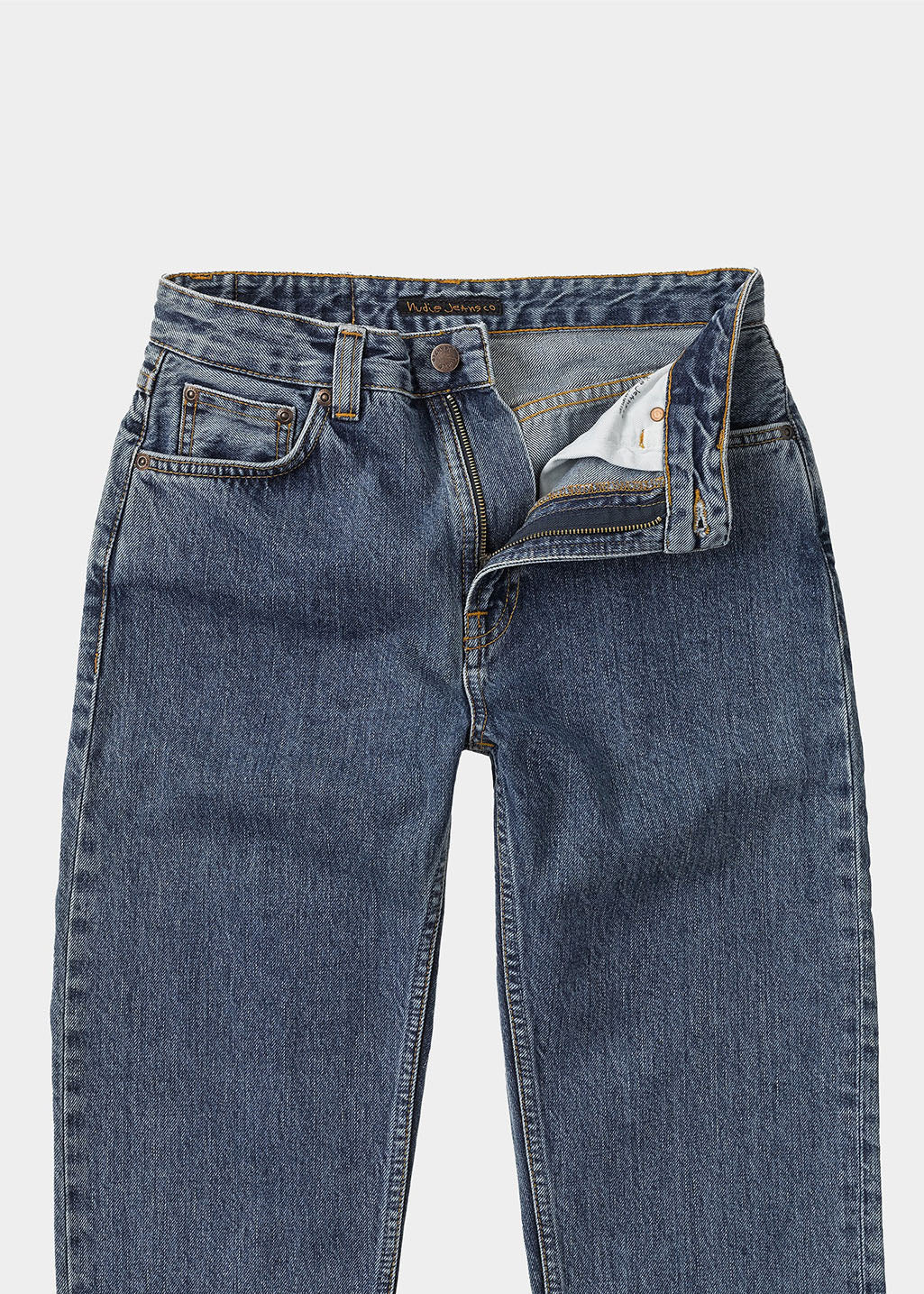Nudie Jeans Co. - Breezy Britt - Friendly Blue - Hardpressed Print Studio Inc.