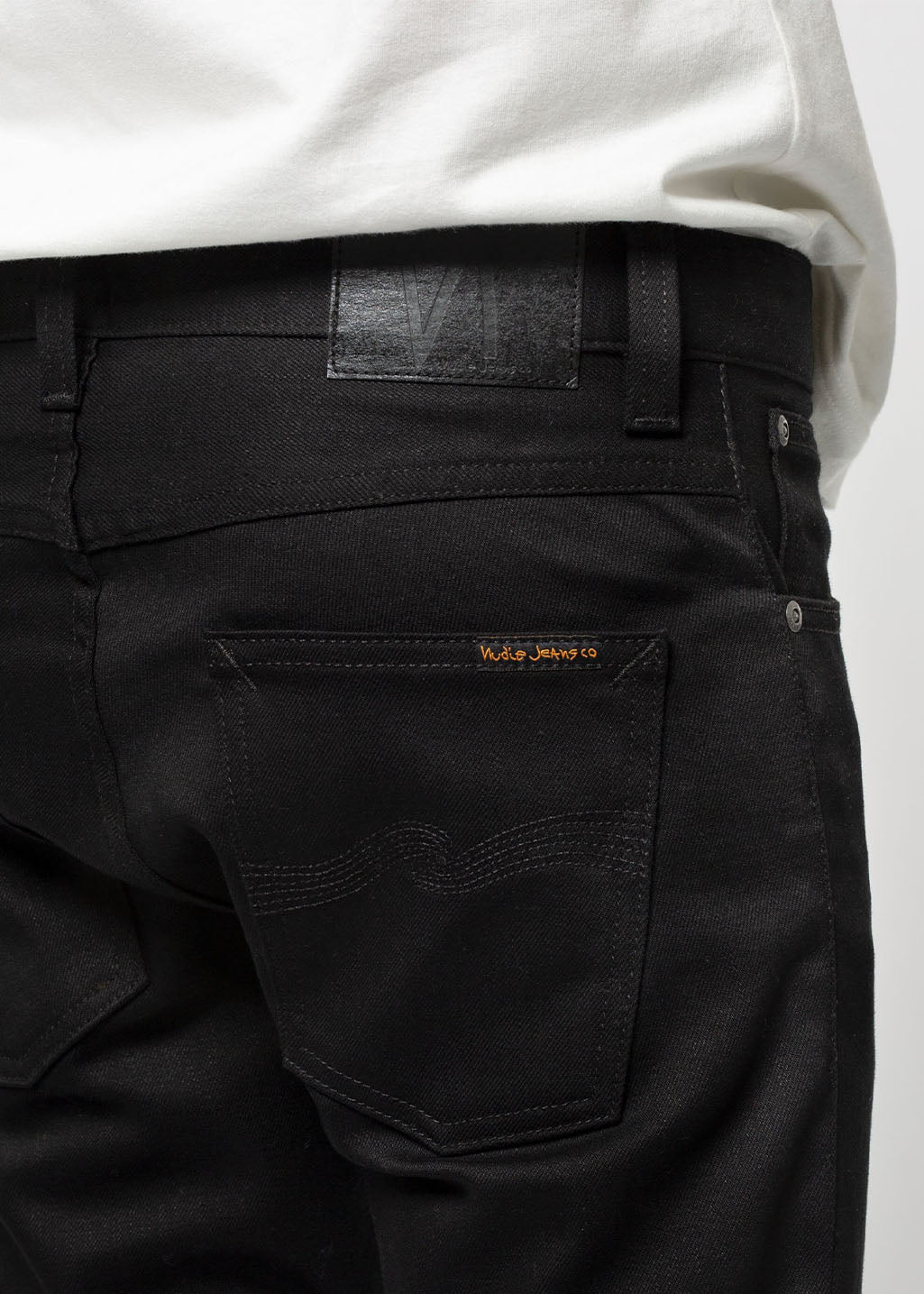Nudie Jeans Co. - Grim Tim - Dry Everblack - Hardpressed Print Studio Inc.