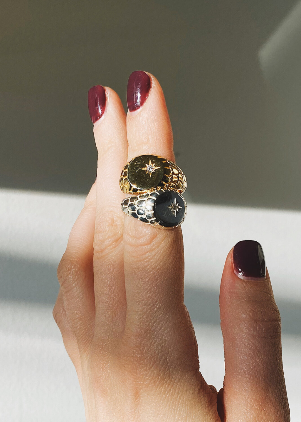 ONEIRO Designs - Serpent Signet Ring - Hardpressed Print Studio Inc.