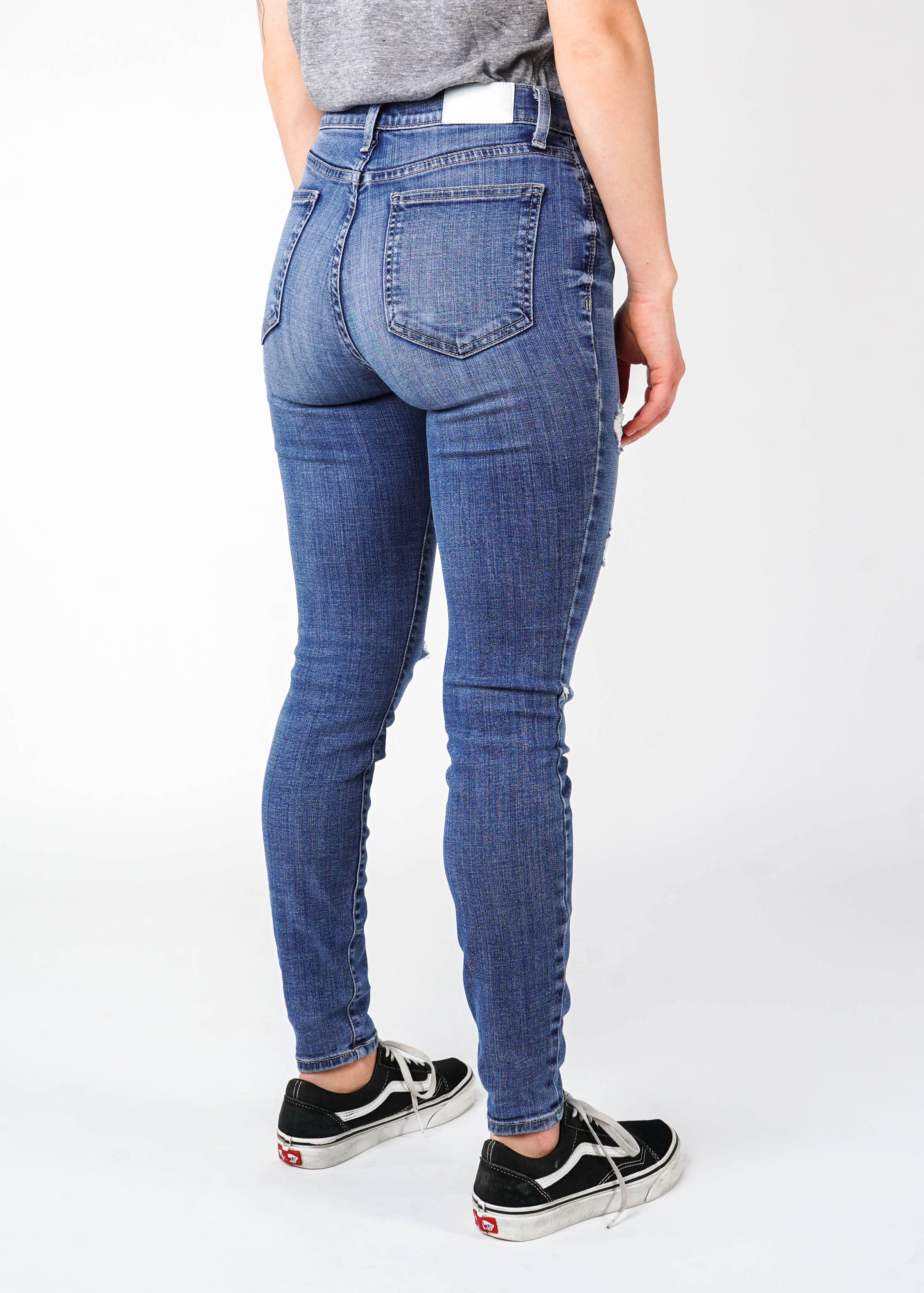 Pistola - Aline - High Rise Skinny - Jaded - Hardpressed Print Studio