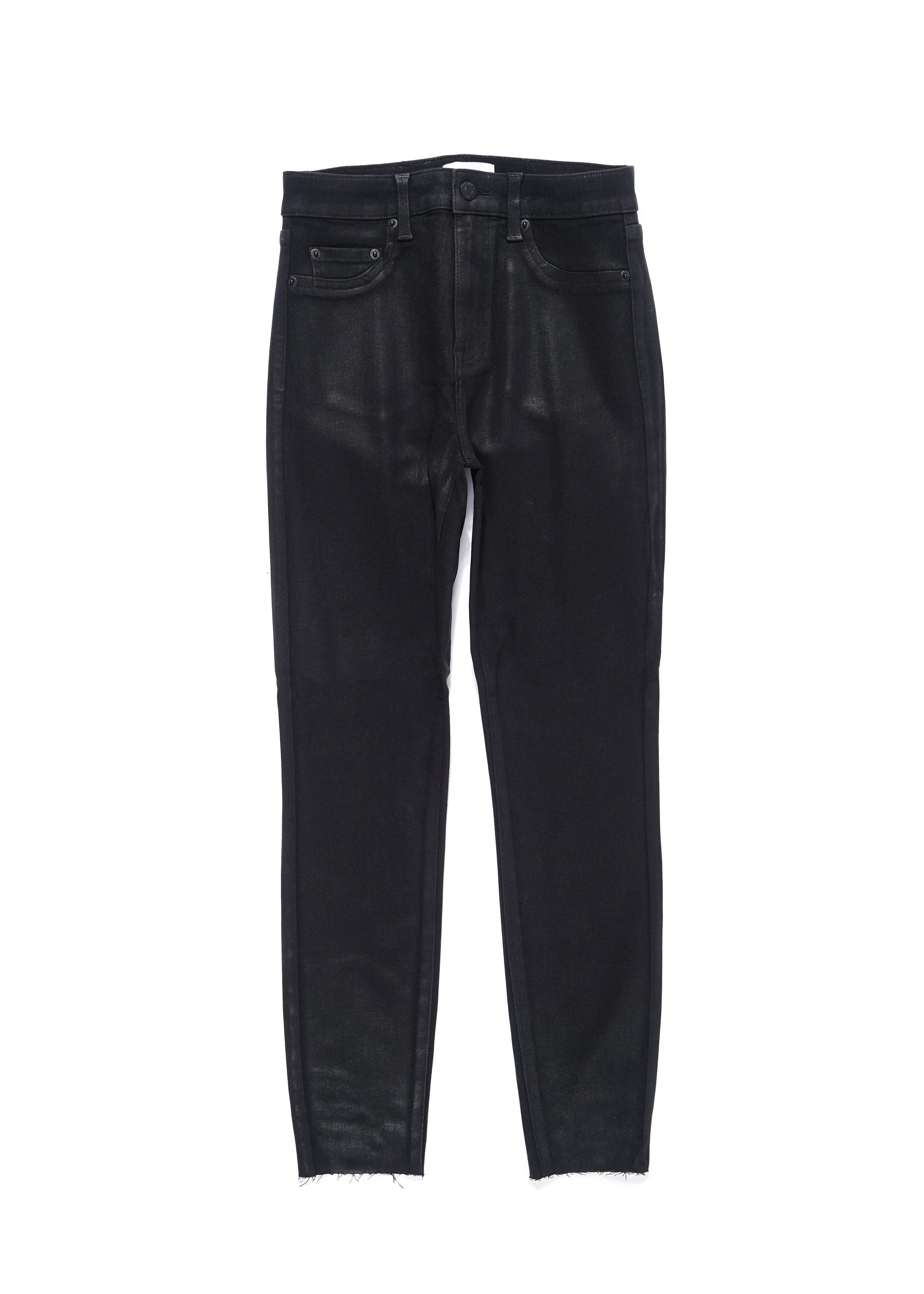 Pistola - Aline - High Rise Skinny - Coated Black - Hardpressed Print Studio