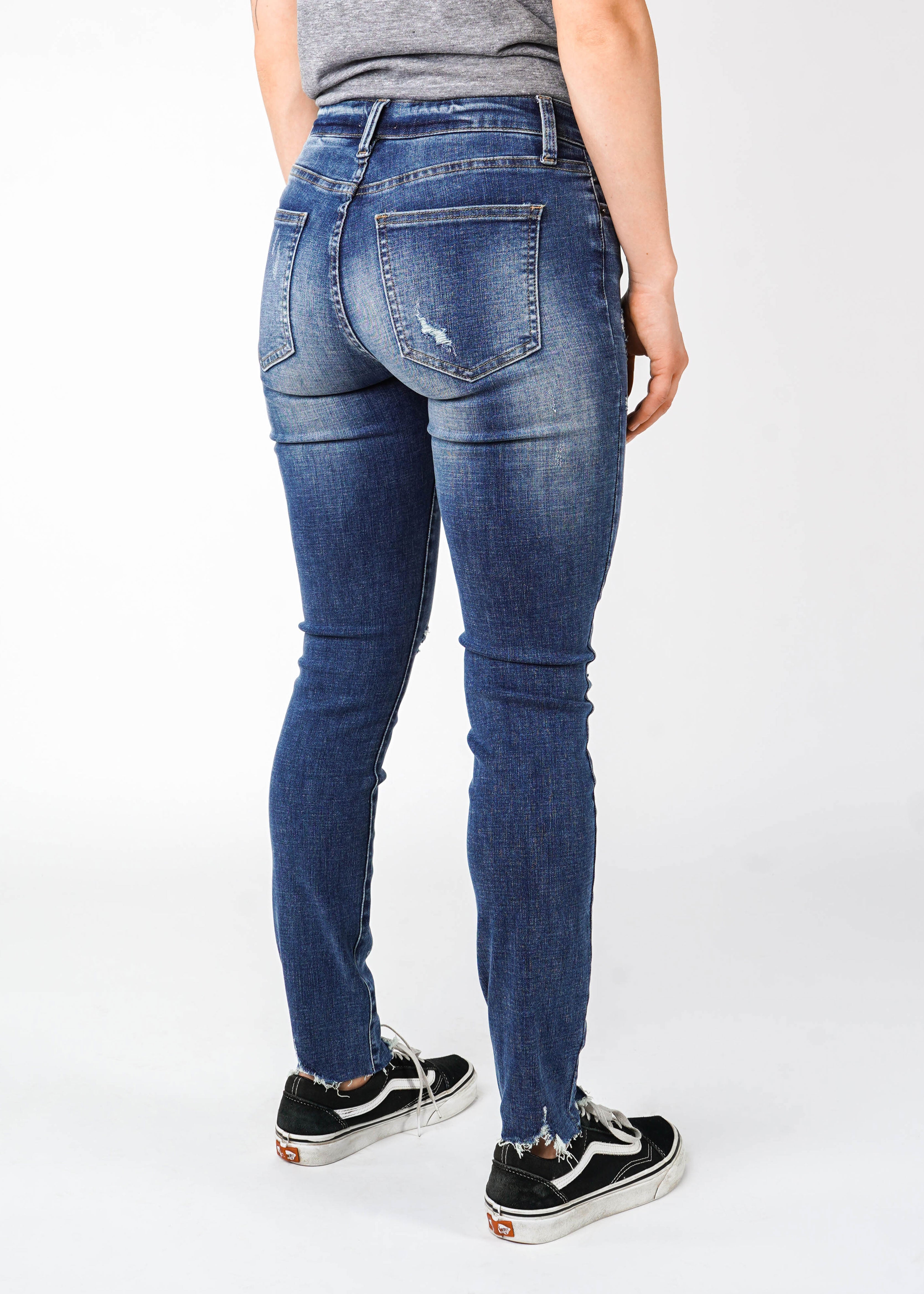 Pistola - Audrey Mid Rise Skinny Pant - Hung Up - Hardpressed Print Studio