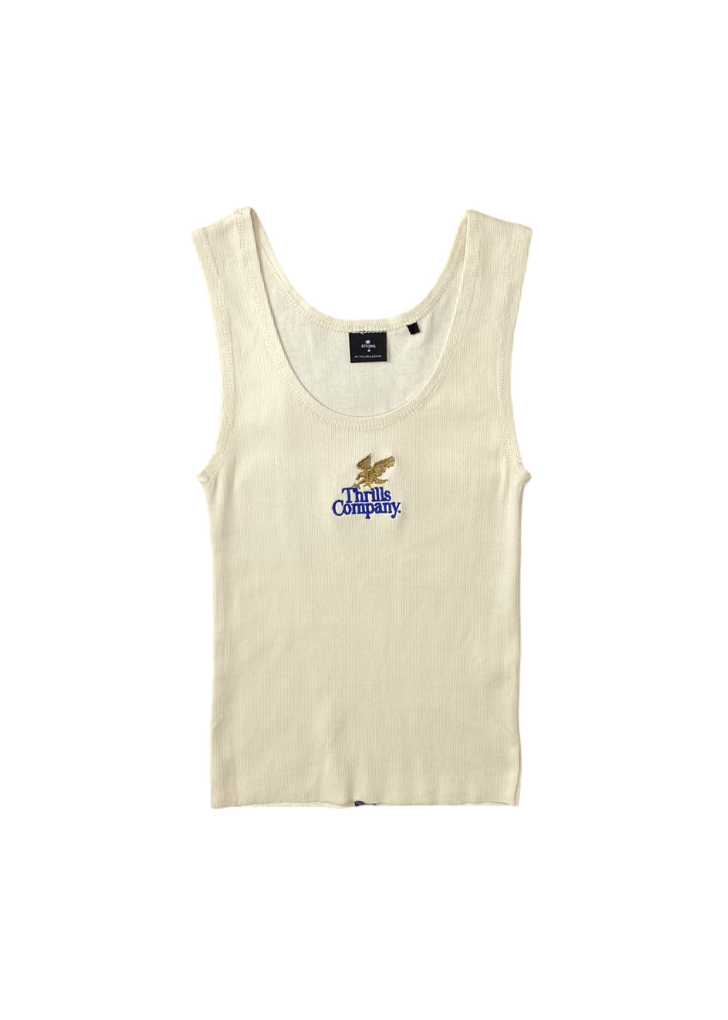 THRILLS - Golden Talons Rib Singlet - Heritage White - Hardpressed Print Studio Inc.
