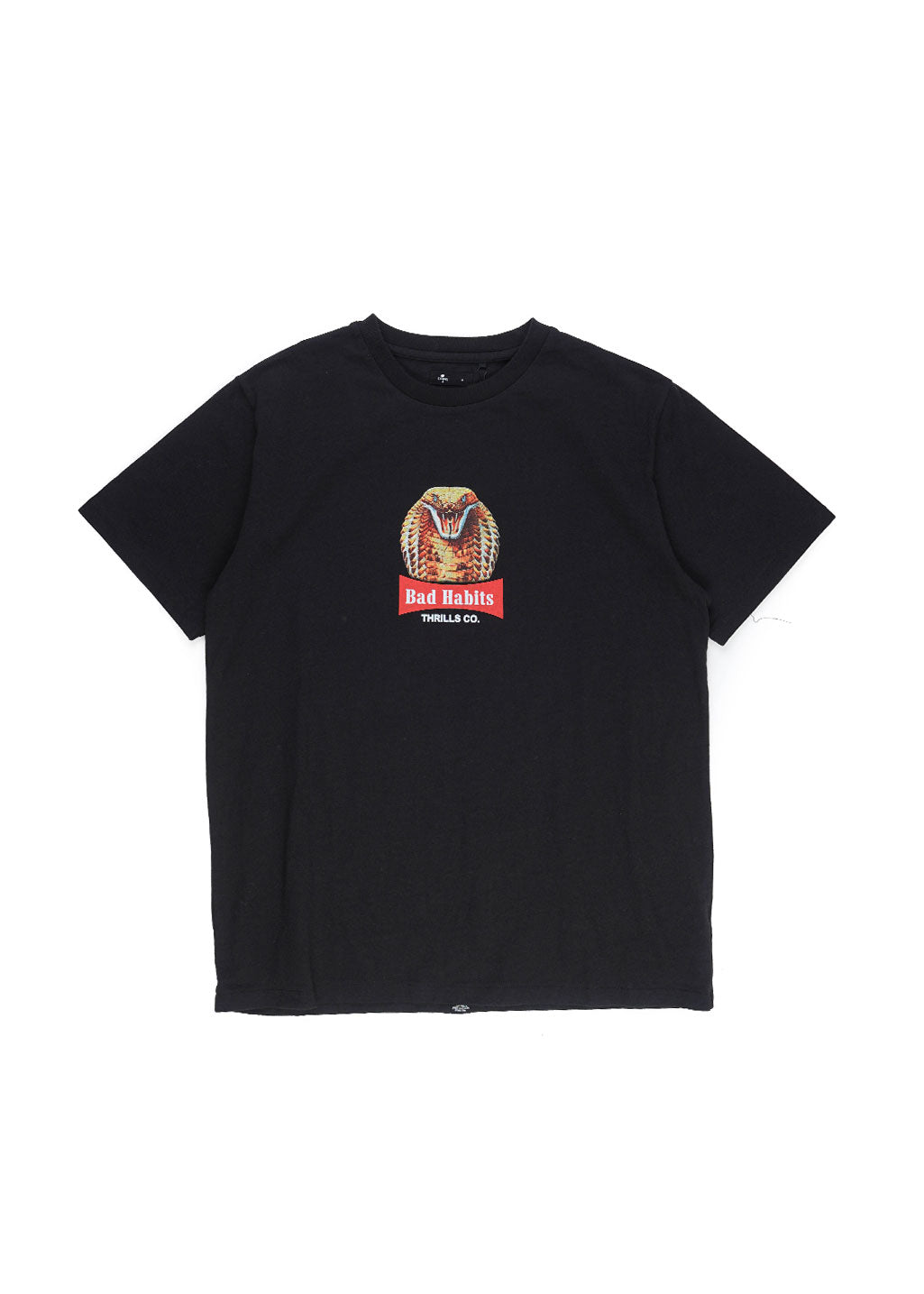 THRILLS - King Habits Merch Fit Tee - Black - Hardpressed Print Studio