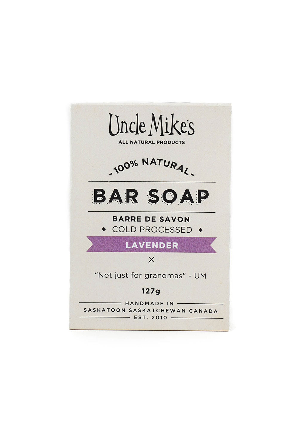 Uncle Mike's - Lavender Soap - Hardpressed Print Studio