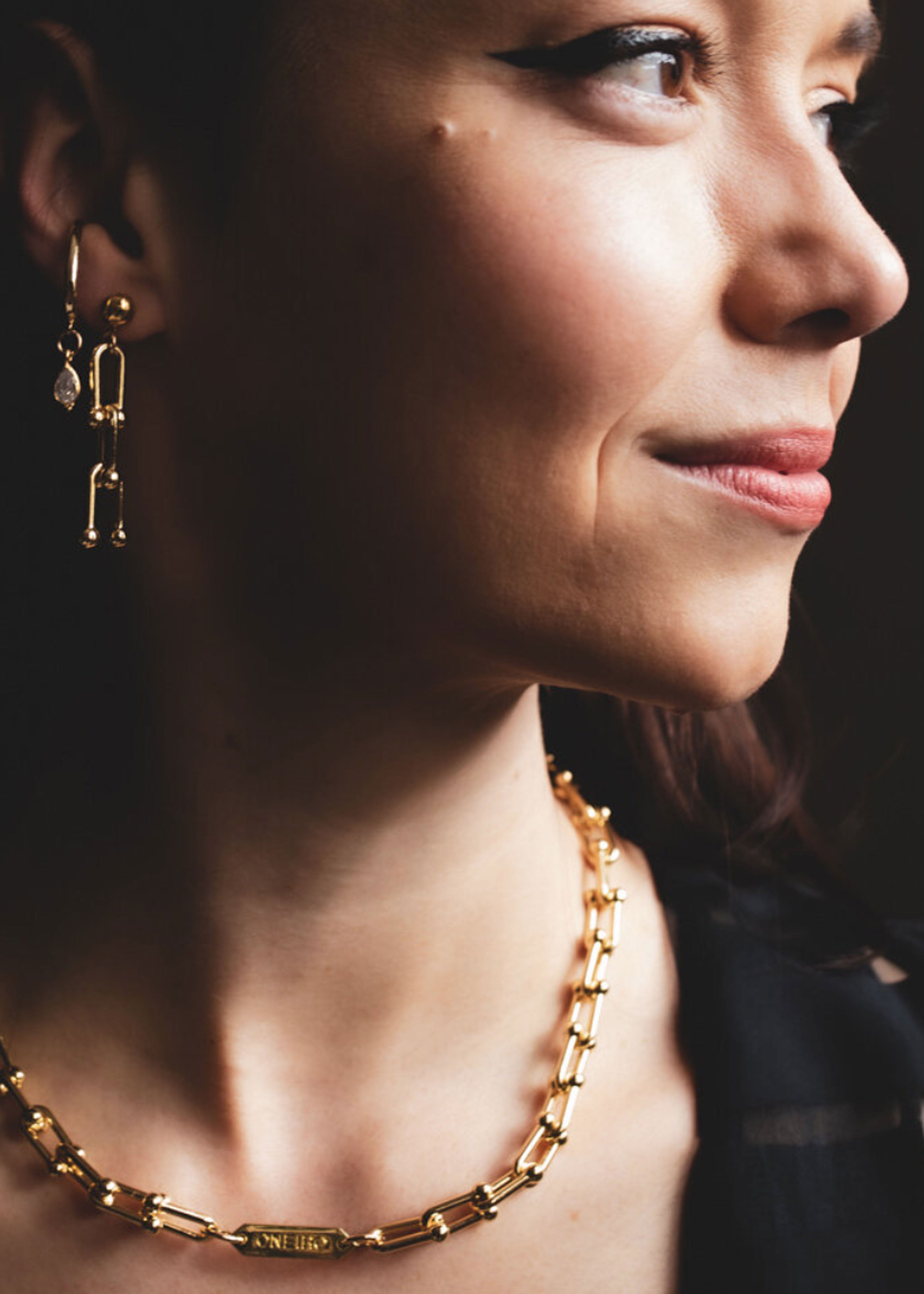 Oneiro Designs - Bonds Earrings - Long - Hardpressed Print Studio