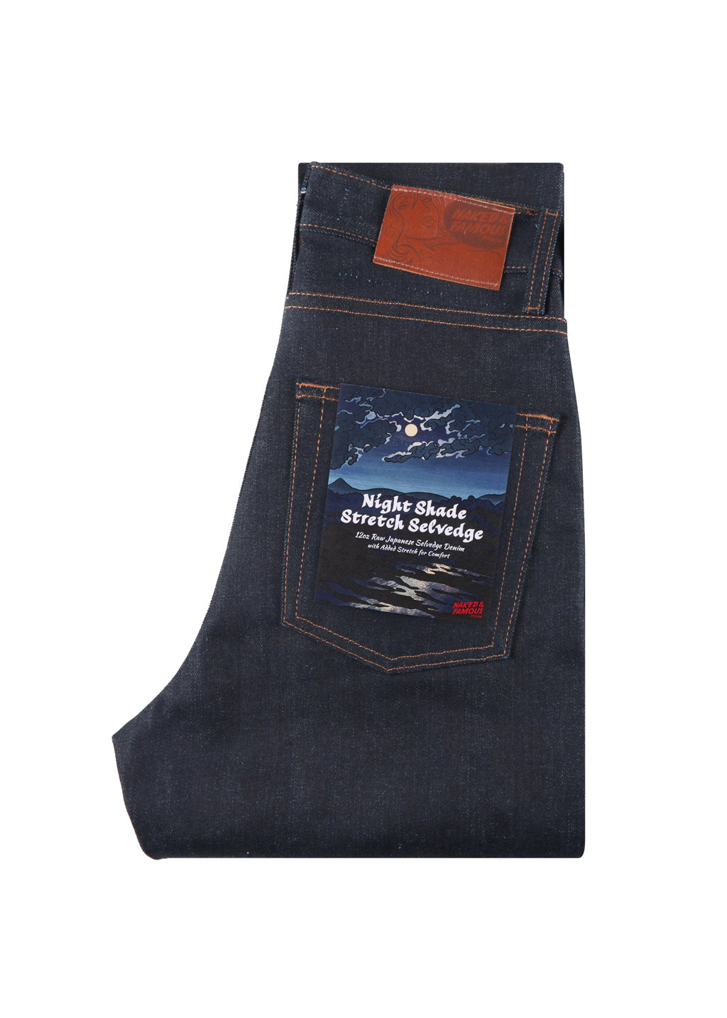 Naked & Famous Denim - Max - Nightshade Stretch Selvedge - Hardpressed Print Studio