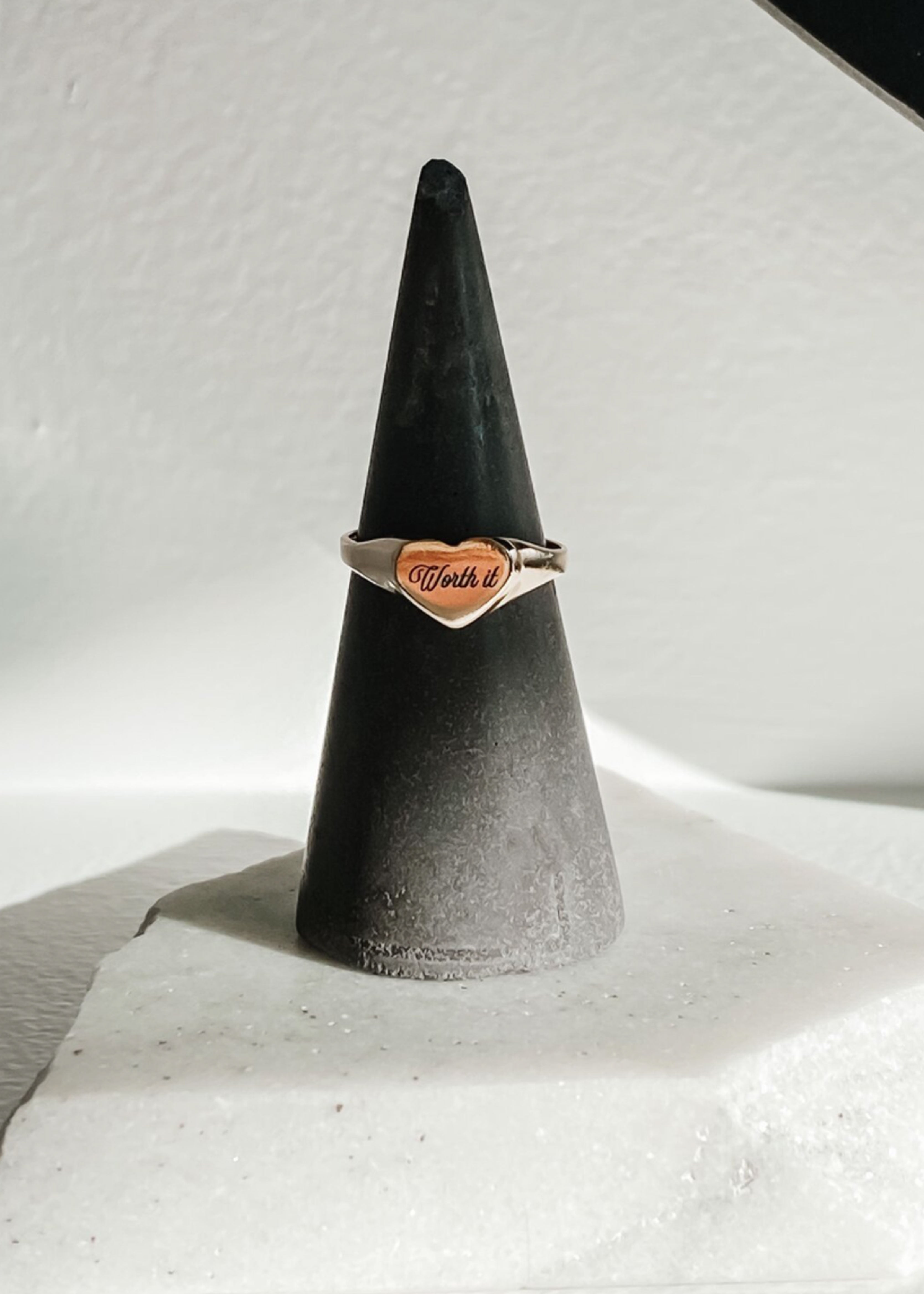 Oneiro Designs - Worth It Ring - Hardpressed Print Studio